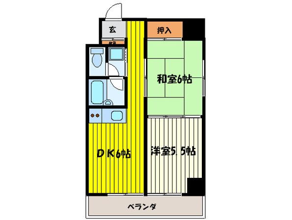 コーナービルの物件間取画像